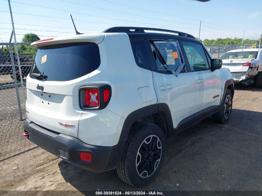 2016 Jeep Renegade Trailhawk VIN: ZACCJBCT6GPD15448 Lot: 39391524