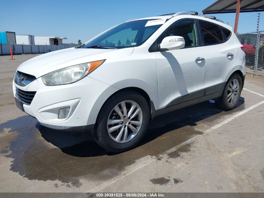 2012 Hyundai Tucson Limited VIN: KM8JU3AC5CU530704 Lot: 39391525