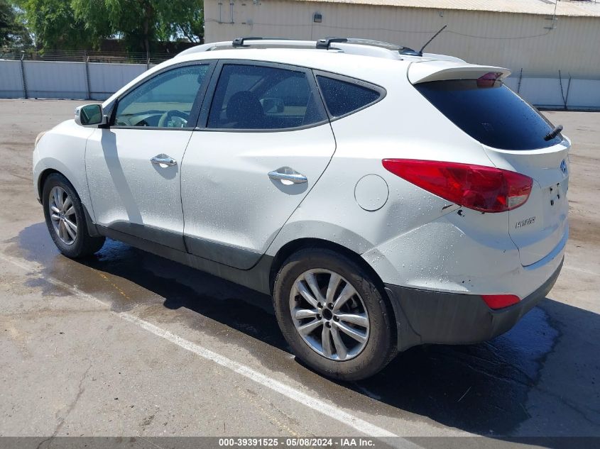 2012 Hyundai Tucson Limited VIN: KM8JU3AC5CU530704 Lot: 39391525