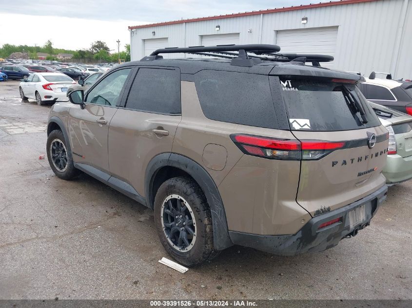 2023 Nissan Pathfinder Rock Creek 4Wd VIN: 5N1DR3BD4PC249088 Lot: 39391526