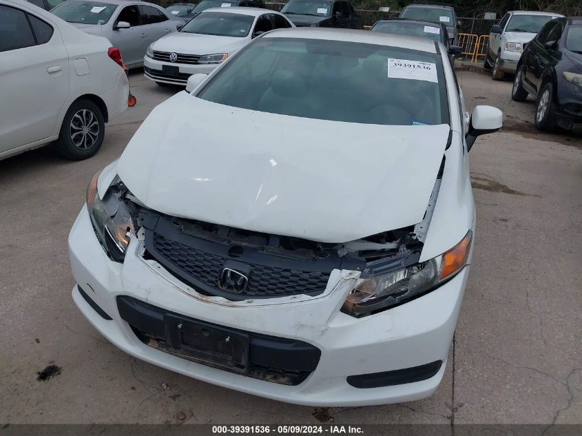 2012 Honda Civic Lx VIN: 2HGFG3B58CH534624 Lot: 39391536