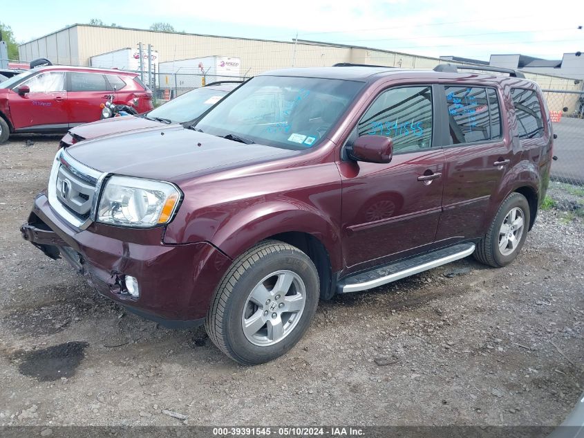 2009 Honda Pilot Ex-L VIN: 5FNYF48509B019218 Lot: 39391545