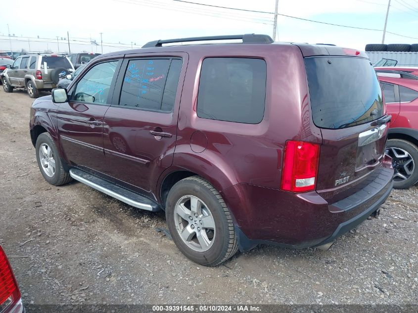 2009 Honda Pilot Ex-L VIN: 5FNYF48509B019218 Lot: 39391545