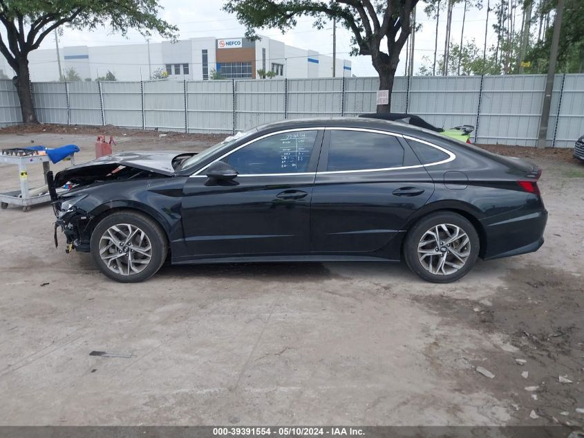 2021 Hyundai Sonata Sel VIN: KMHL64JA0MA165553 Lot: 39391554