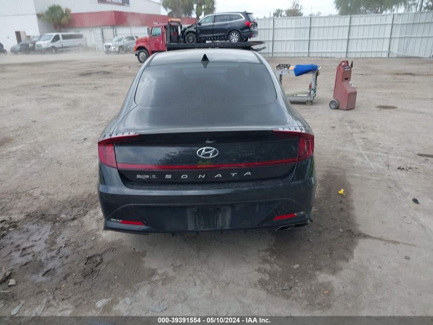 2021 Hyundai Sonata Sel VIN: KMHL64JA0MA165553 Lot: 39391554