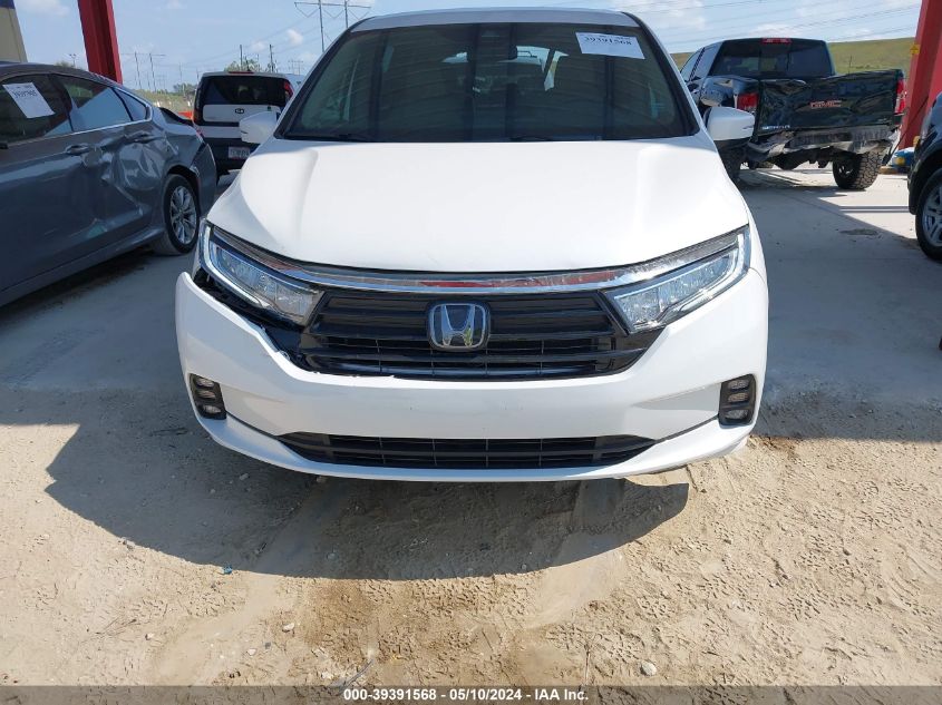 2021 Honda Odyssey Ex VIN: 5FNRL6H53MB044485 Lot: 39391568