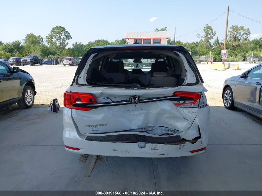 2021 Honda Odyssey Ex VIN: 5FNRL6H53MB044485 Lot: 39391568