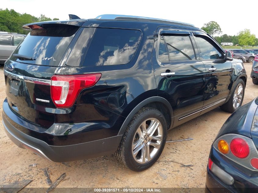 2016 Ford Explorer Limited VIN: 1FM5K7F86GGA68919 Lot: 39391571