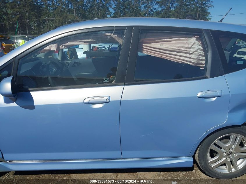 2008 Honda Fit Sport VIN: JHMGD38608S003931 Lot: 39391573