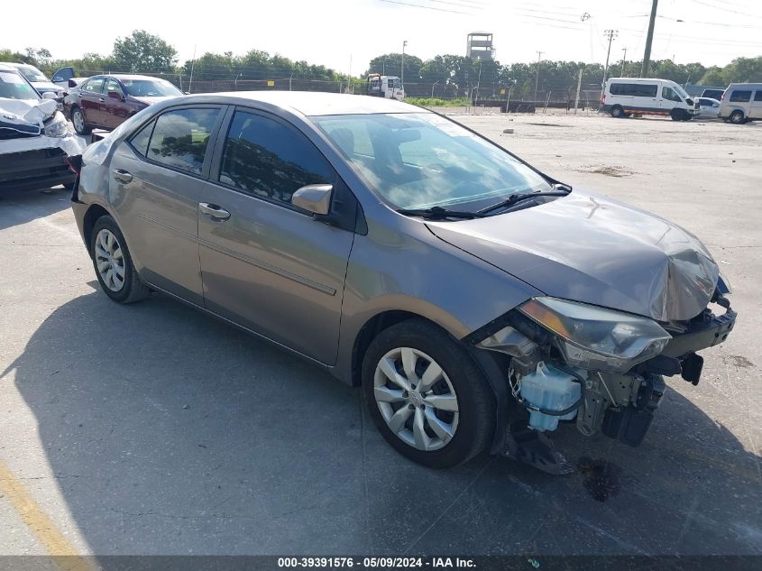 2016 Toyota Corolla Le VIN: 2T1BURHE8GC565744 Lot: 39391576