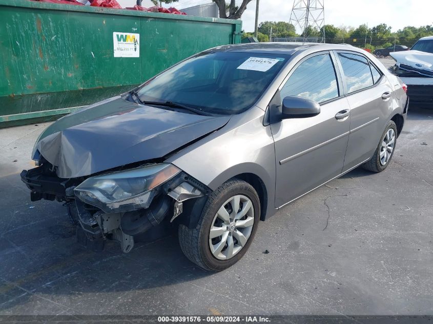 2016 TOYOTA COROLLA L/LE/LE PLS/PRM/S/S PLS - 2T1BURHE8GC565744