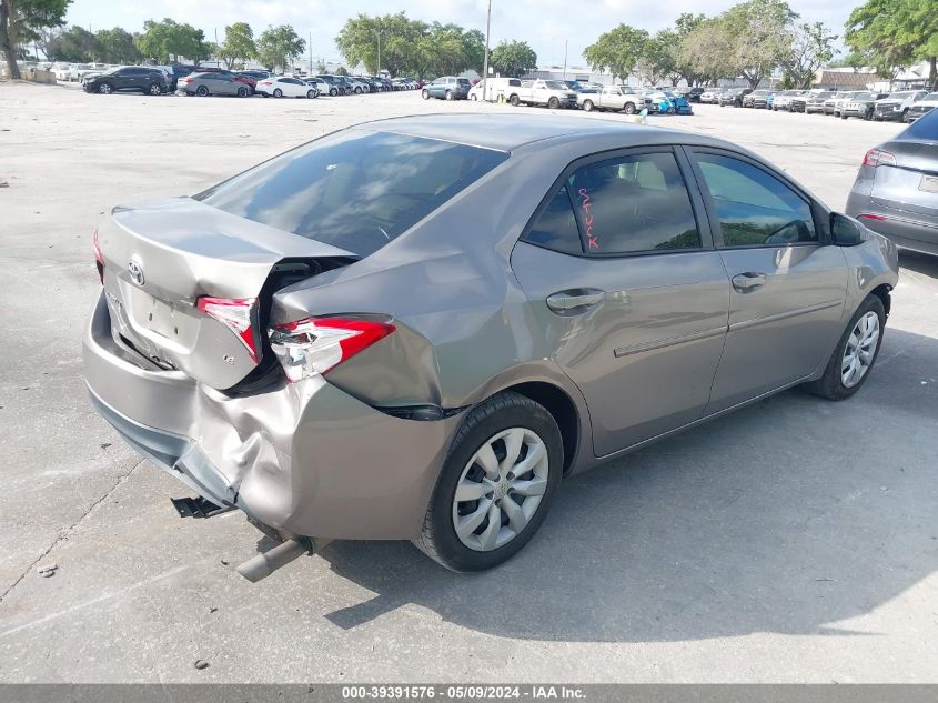 2016 TOYOTA COROLLA L/LE/LE PLS/PRM/S/S PLS - 2T1BURHE8GC565744