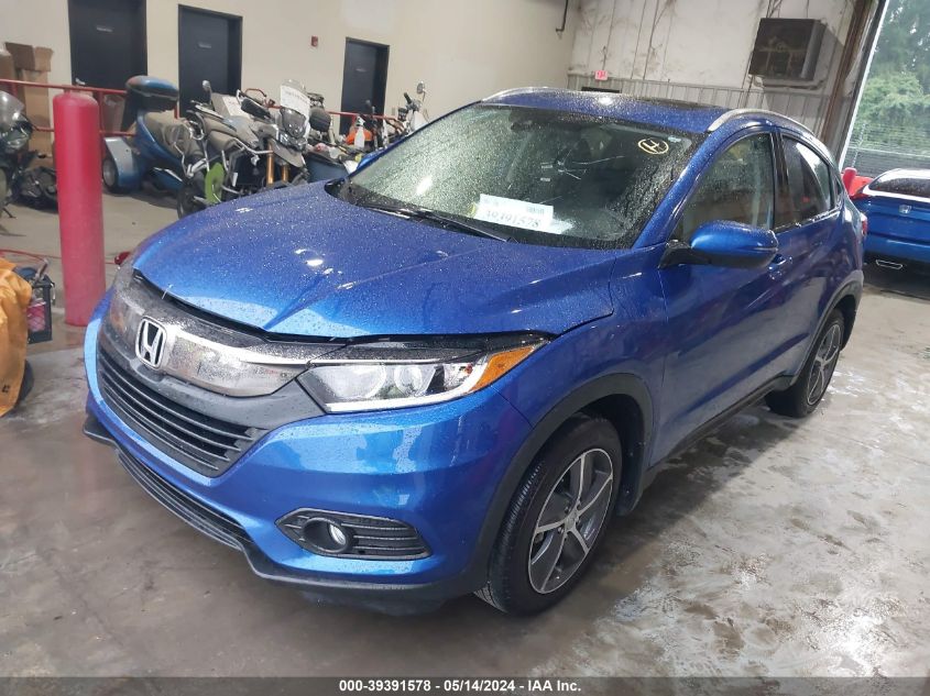 2021 Honda Hr-V Awd Ex VIN: 3CZRU6H54MM741442 Lot: 39391578