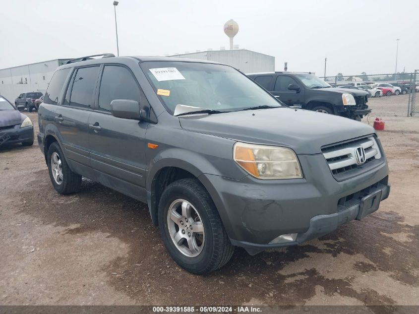 2008 Honda Pilot Ex-L VIN: 5FNYF28548B020097 Lot: 39391585