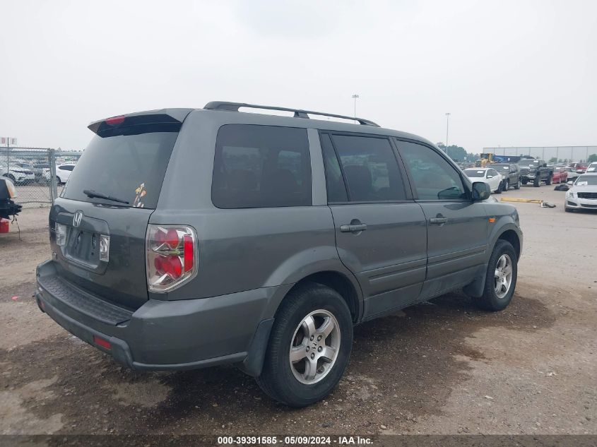 2008 Honda Pilot Ex-L VIN: 5FNYF28548B020097 Lot: 39391585