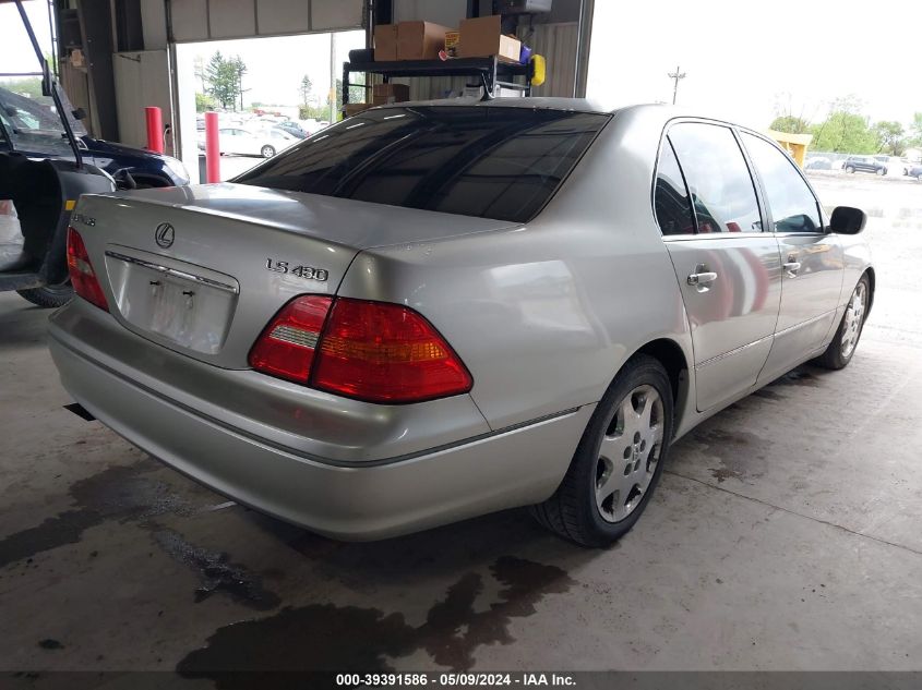 2003 Lexus Ls 430 VIN: JTHBN30F030095761 Lot: 39391586