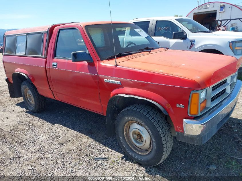 1987 Dodge Dakota VIN: 1B7FN14M0HS453727 Lot: 39391588