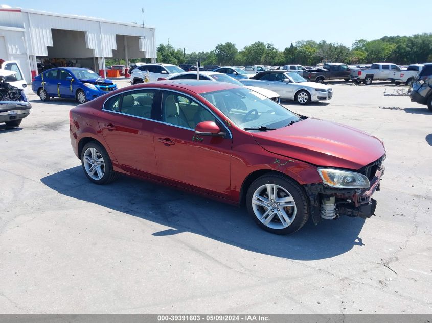 2014 Volvo S60 T5/T5 Platinum/T5 Premier/T5 Premier Plus VIN: YV1612FH2E2290635 Lot: 39391603