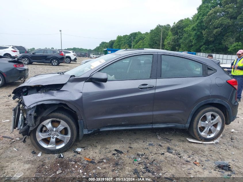 2016 Honda Hr-V Lx VIN: 3CZRU5H33GM735225 Lot: 39391607