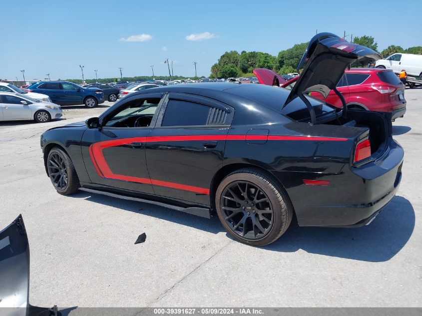 2013 Dodge Charger Sxt VIN: 2C3CDXHG8DH510243 Lot: 39391627