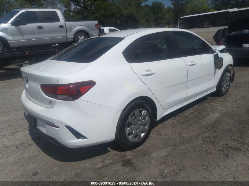 2021 Kia Rio S VIN: 3KPA24AD4ME393389 Lot: 39391629