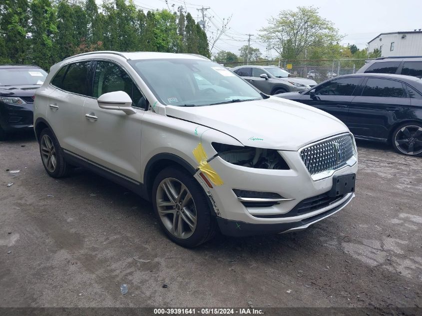 2019 Lincoln Mkc Reserve VIN: 5LMCJ3D94KUL11648 Lot: 39391641