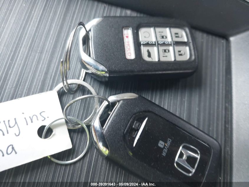 2022 Honda Odyssey Ex-L VIN: 5FNRL6H77NB049949 Lot: 39391643