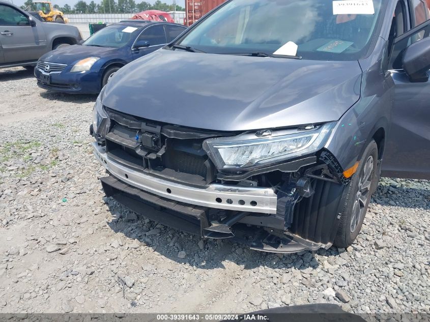 2022 Honda Odyssey Ex-L VIN: 5FNRL6H77NB049949 Lot: 39391643