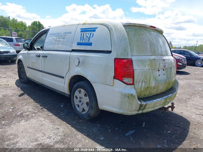 2012 Ram Cargo C/V VIN: 2C4RDGAG0CR269481 Lot: 39391644