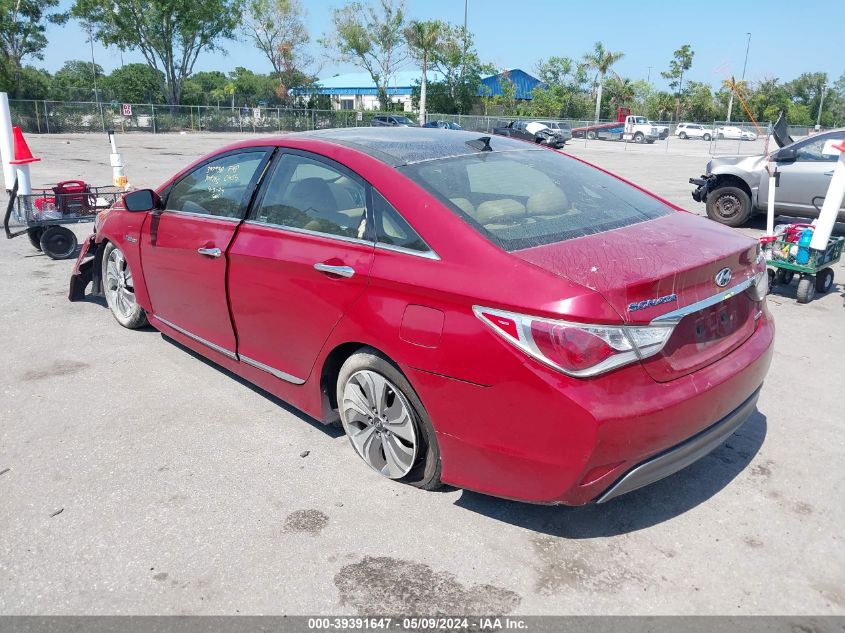 2013 Hyundai Sonata Hybrid Limited VIN: KMHEC4A49DA081517 Lot: 39391647