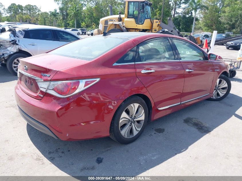 2013 Hyundai Sonata Hybrid Limited VIN: KMHEC4A49DA081517 Lot: 39391647