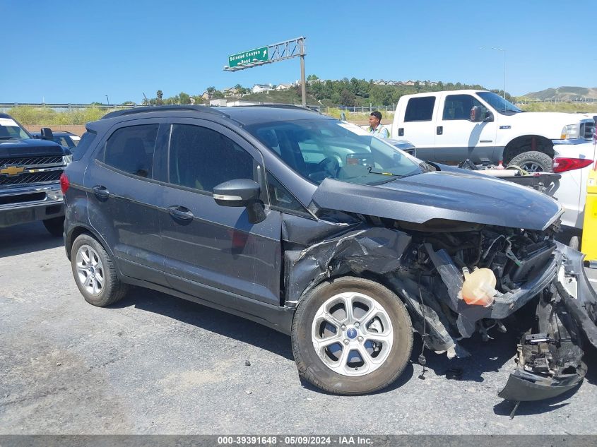 2019 Ford Ecosport Se VIN: MAJ3S2GE4KC308011 Lot: 39391648