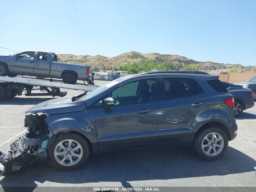 2019 Ford Ecosport Se VIN: MAJ3S2GE4KC308011 Lot: 39391648