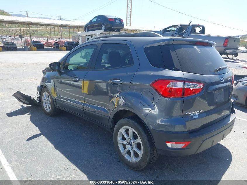 2019 Ford Ecosport Se VIN: MAJ3S2GE4KC308011 Lot: 39391648