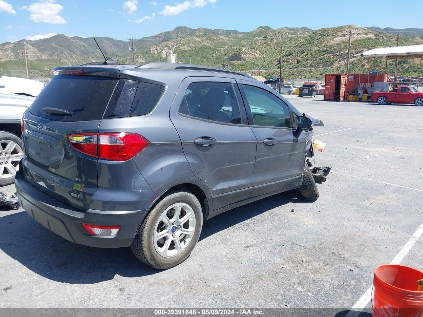 2019 Ford Ecosport Se VIN: MAJ3S2GE4KC308011 Lot: 39391648