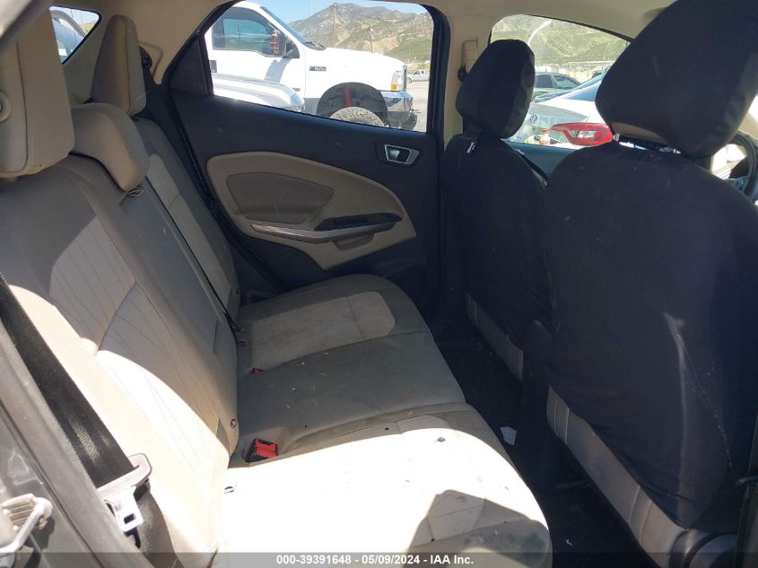 2019 Ford Ecosport Se VIN: MAJ3S2GE4KC308011 Lot: 39391648