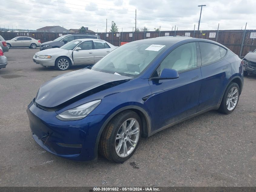 2021 TESLA MODEL Y - 5YJYGDEE7MF076008