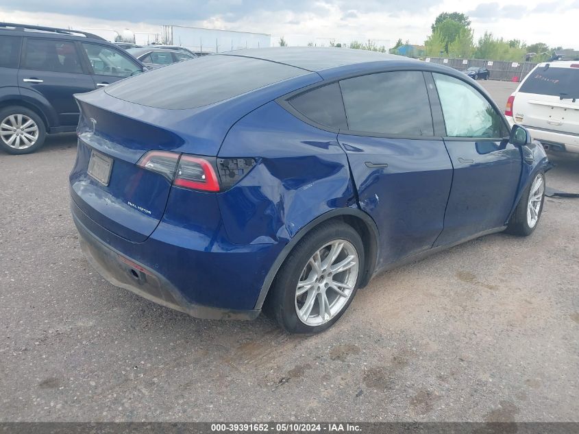 2021 TESLA MODEL Y - 5YJYGDEE7MF076008