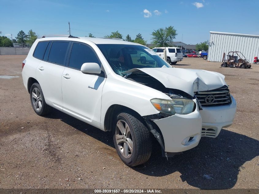 2008 Toyota Highlander Sport VIN: JTEDS43A682003908 Lot: 39391657