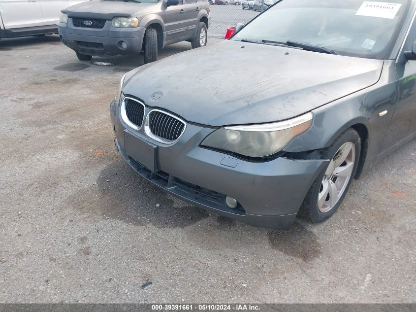 2007 BMW 525I VIN: WBANE53567CY04076 Lot: 39391661