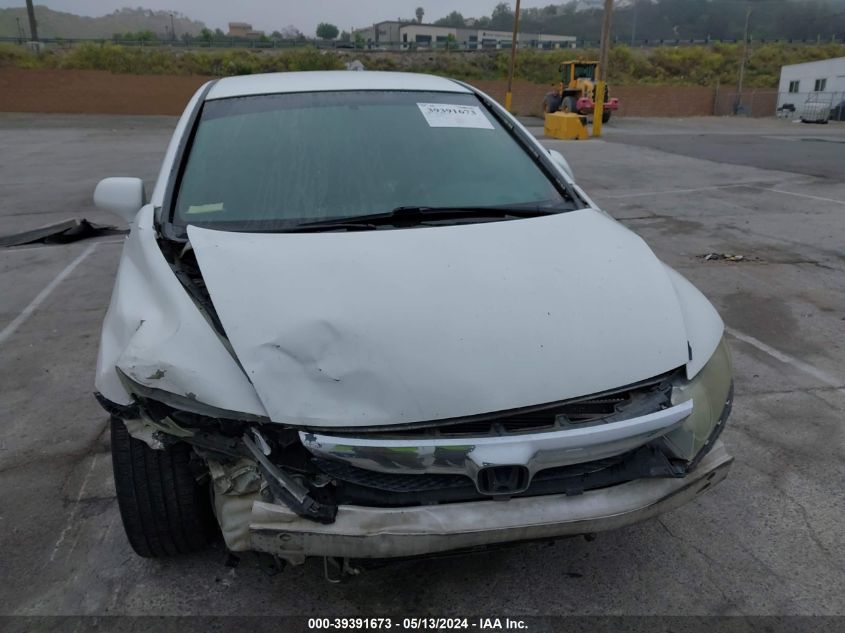 2009 Honda Civic Lx VIN: 2HGFA16589H318927 Lot: 39391673