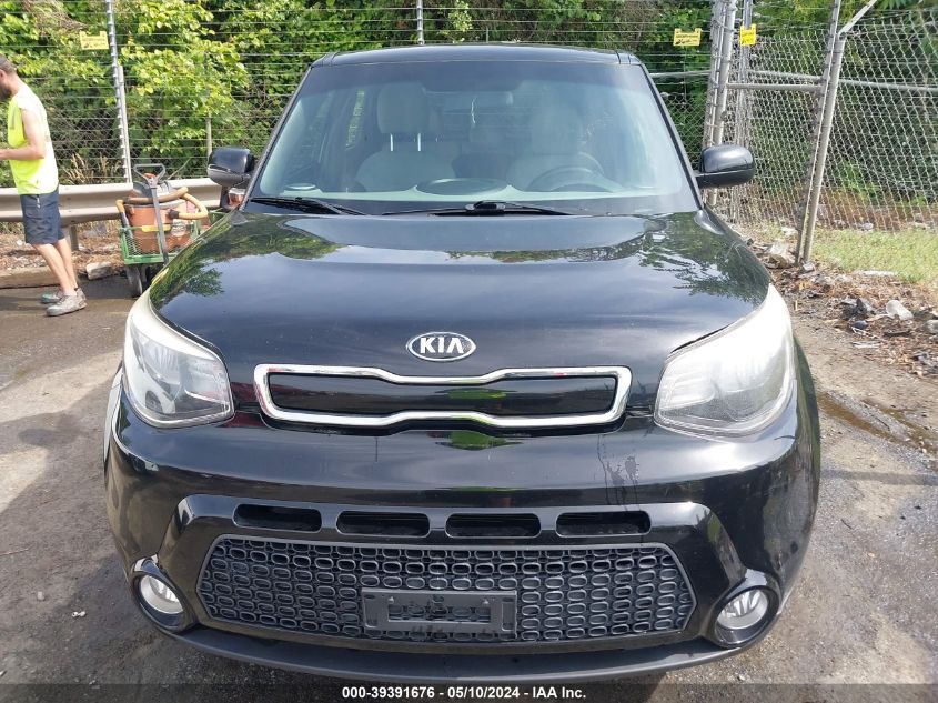 2016 Kia Soul + VIN: KNDJP3A59G7256800 Lot: 39391676