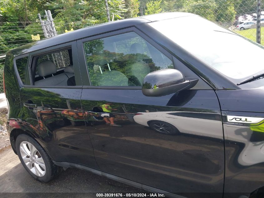 2016 Kia Soul + VIN: KNDJP3A59G7256800 Lot: 39391676