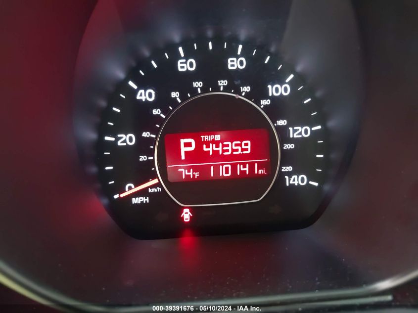 2016 Kia Soul + VIN: KNDJP3A59G7256800 Lot: 39391676