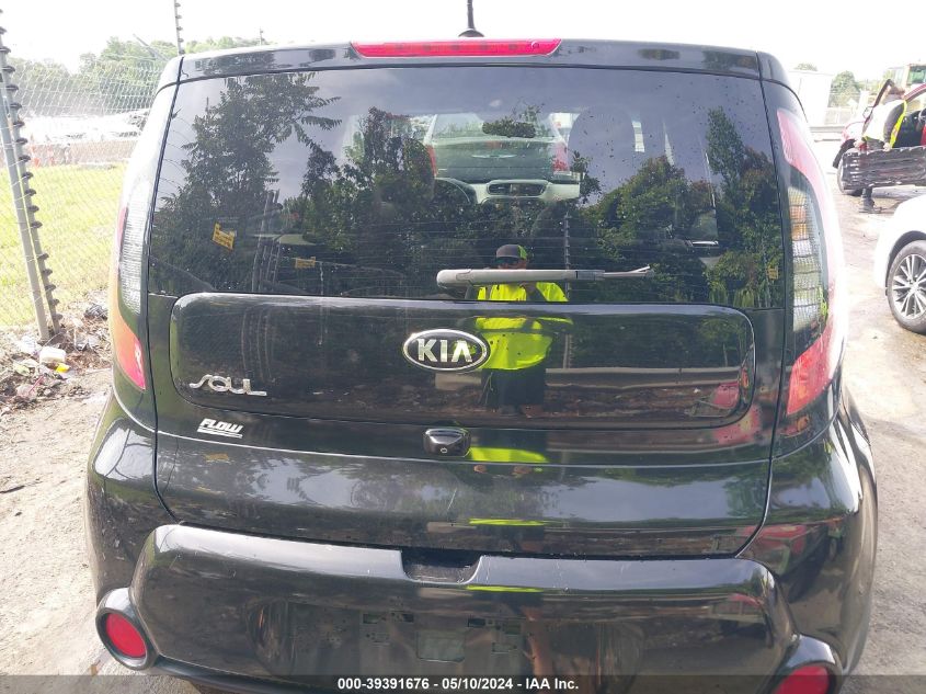 2016 Kia Soul + VIN: KNDJP3A59G7256800 Lot: 39391676