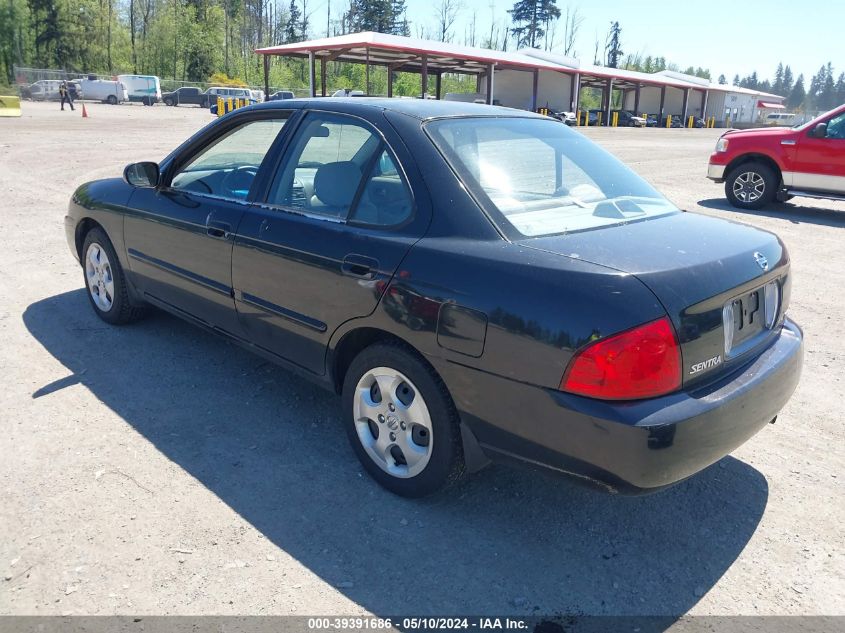 2004 Nissan Sentra 1.8S VIN: 3N1CB51D34L866938 Lot: 39391686