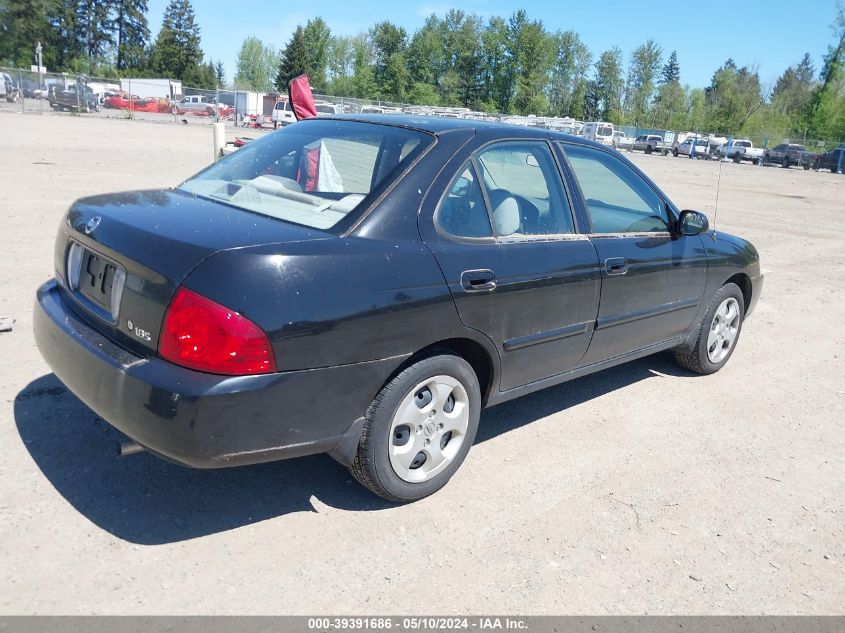 2004 Nissan Sentra 1.8S VIN: 3N1CB51D34L866938 Lot: 39391686