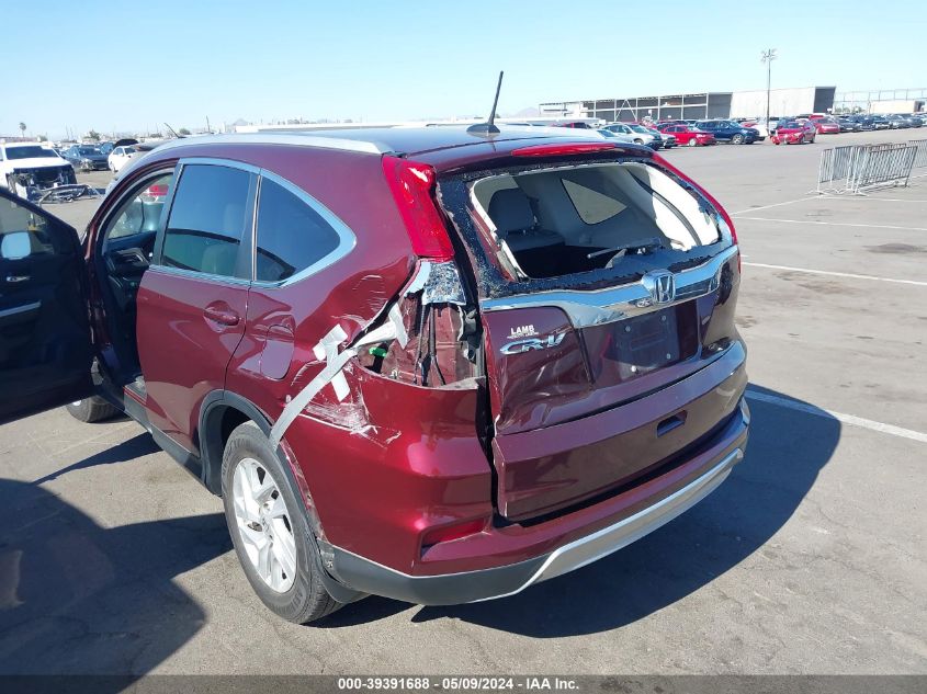 2015 Honda Cr-V Ex-L VIN: 2HKRM3H70FH559588 Lot: 39391688