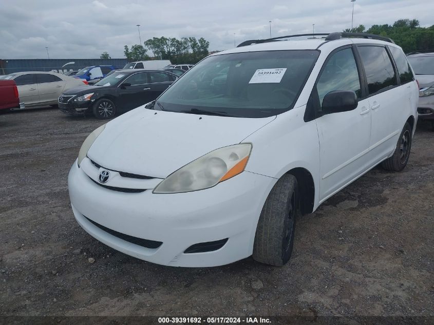 2010 Toyota Sienna Le VIN: 5TDKK4CC4AS310991 Lot: 39391692