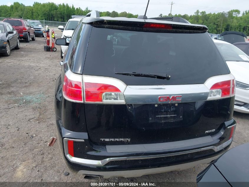 2016 GMC Terrain Denali VIN: 2GKFLVE38G6323641 Lot: 39391701